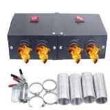CYDZSW Car Battery Powered Heater,Portable Electric 12 Volt Camping Heaters for UTV and Truck Cab Seat Kit,Auto Vehicle Dash Heater,Windshield Window Defogger Defroster,12V 500W 4 Holes - Retail: $43