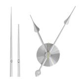 EMOON 2 Pair Hands 3D Clock Movement DIY Large Wall Clock Quartz Clock Mechanism for Home Art Decor (Silver) - Retail: $15