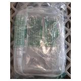 Tbestmax 10 Pack Clear Cosmetic Bags Makeup Bags Portable Waterproof TSA Approved Travel Toiletry Bags Large Organizer White, 9.8\" x 7.1\" x 2.4\" - Retail: $15