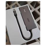 Acer USB C Docking Station Dual Monitor with 2 HDMI, 9-in-1 Laptop Docking Station with 4K@60Hz HDMI, USB A&C 3.0, SD/Micro SD, 100W PD, USB C Dock Compatible with Acer/Dell XPS/HP/Mac/Surface etc - R