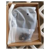 Window Screen Pass Through Attachment - Bring Inside Power Outside, for 1/10\"-1/2\" Cables or Hoses, Fits on Any Standard Window Screen, Dust Proof, for Rv, Pet Cameras, Various LED Lights - Retail: 