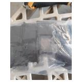 Chair Leg Caps Mcredy Table Leg Foot End Cap Protector Inner Size 1-1/2Inch x 1-1/2Inch Rubber Furniture Foot Fit for Square,Rectangle Chair feet Floor Protectors Black(8 Pcs) - Retail: $10