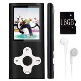Mp3 Player,Music Player with a 16 GB Memory Card Portable Digital Music Player/Video/Voice Record/FM Radio/E-Book Reader/Photo Viewer/1.8 LCD