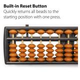 Yellow Mountain Imports Soroban Abacus - 13 Column, 9.7-Inch Professional Japanese Calculator for Mental Math and Montessori Learning - Retail: $13