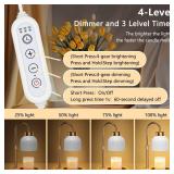 WUEAOA Candle Warmer Lamp, with Timer Dimmer, Height and Brightness Adjustable, Modern Electric Wax Warmer for Women Mom, Best Birthday and House Warming Gift for New Home Decor - Retail: $25