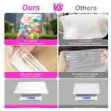 2 Pcs 98.4 x 59 Inches Large Balloon Bags for Transport, Christmas Tree Disposal and Storage Bag, Clear Balloon Drop Bag, Giant Carrying Storage Bags for Wedding Birthday Party Supplies - Retail: $8