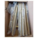 Interchangeable Bow & Star Top Gold Easel Stand for Sign, 62\"â47\" Height Adjustable Heavy Duty Wedding Easel Stand with 3 Display Modes â Perfect for Welcome Signs, Christmas Decor, Partie