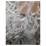 HISHINY Christmas Lights 100 Count Mini Clear Lights 32ft White Wire Christmas Tree String Lights Set for Outdoor Indoor Christmas Decorations Wedding Valentines Day Decor,UL Certified (32feet) - Reta