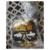 HOWAF New Year Eve Party Supplies 2026, Happy New Years Decorations Party Favors, Include 2026 New Year Glaasses Headband Tiara Top Hats Fringed Noisemaker, Glittery NYE Party Supplies - Retail: $20