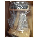 Tessco for you 2 Pcs Wool Carders, Hand Carders for Wool Needle Felting Brush Needle Felting Carding Brushes Tools for Craft Felt Project(Black,Small,Classic Style) - Retail: $15