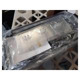 EUDELE Adhesive Shower Caddy, 5 Pack Rustproof Stainless Steel Bath Organizers With Large Capacity, No Drilling Shelves for Bathroom Storage & Home Decor - Retail: $20