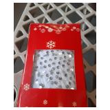 WUPIOS White Tree Collar 28.3Inch Diameter Christmas Tree Ring Basket for Artificial White Christmas Tree Decorations Silver Sequin Christmas Tree Skirt Round Xmas Tree Base Cover for Holiday Party