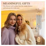 Milcier Gifts for Friend Women, Birthday Gifts for Best Friend Women, Friendship Wind Chimes, Valentines Day, Thanksgiving, Christmas Idea for Best Friends, Bestie, BFF, 25.5 inches, Butterfly - Retai