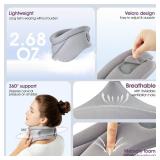 babaka Neck Brace for Neck Pain and Support, Soft neck brace cervical collar for Women & Men, Neck support with support Pad, neck braces for sleeping, Relieves Pain and Spine Pressure (S(10.2\"-14.2\"