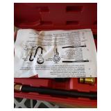 BETOOLL 9pcs Compression Tester with Spark Plug Tester - 300PSI Car and Motorcycle Engine Cylinder Compression Gauge Automotive Tool - Retail: $24