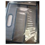 Marbrasse 3 Tier Paper Organizer Letter Tray, Mesh File Organizer with Handle, Paper Sorter Desk Organizer for Home Office Supplies - 2p - Retail: $25