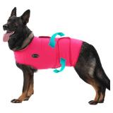 Meifsou Dog Anxiety Vest, Skin-Friendly Thunder Jacket for Dogs, Dog Calming Shirt for Thunder, Fireworks, Vet Visits and Separation - Keep Pet Calm Without Medicine, Fit for Small Medium Large Dogs -