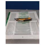 HBW 12\"x 12\" (Duct Opening Size) 4-Way Stamped Face Steel Ceiling/sidewall Air Supply Register - Vent Cover - Actual Outside Dimension 13.75\" X 13.75\" - Retail: $24