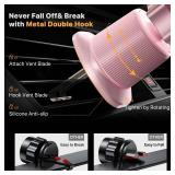 Miracase Phone Holders for Your Car with Metal Hook Clip, Cell Phone Mounts Air Vent Cell Phone Stand Car Mount, Universal Automobile Cradle Fit for iPhone Android and All Smartphones (Pink) - Retail: