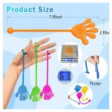 Sticky Hands Bulk 48 PCS Party Favors for Kids 4-8 8-12 Stretchy Sticky Hand Toy Valentines Day Gifts for Kids Goodie Bag Stuffers Fillers Small Classroom Prizes Student Gifts Birthday Party Supplies 