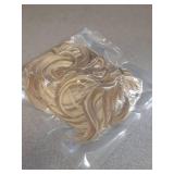 CJL HAIR Large Messy Bun Hair Piece Wavy Curly Scrunchies Synthetic Chignon Ponytail Hair Extensions Thick Updo Hairpieces for Women Dirty Blonde - Retail: $10