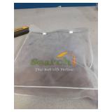 SearchI PU Leather Sofa Couch Cushion Covers Replacement Reversible Cushion Slipcovers Sofa Seat Cover Furniture Protector Sofa Slipcover Soft with Elastic Bottom(Medium, Printed PU Brown) - Retail: $