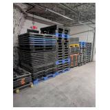 Industrial Plastic Pallets Lot- one stack per lot first come first serve