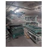 Industrial Pallet Racking- splitting into 8 lots 4 shelves per lot fcfs - likely more available