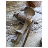 1920s Universal No.2meat grinder Iron Scythe with SnathBottle cap tool antiques 1920s Universal No.2meat grinder Iron Scythe with SnathBottle cap tool antiques