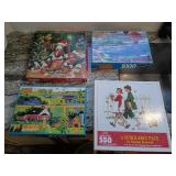Norman Rockwell Puzzle Collection Set 2 Hometown 1000 piece puzzle 🧩1 Snoopy Christmas 500 pieces Unknown if full puzzles Norman Rockwell Puzzle Collection Set 2 Hometown 1000 piece puzzle 🧩1 Snoopy Christmas 500 pieces Unknown if full puzzles