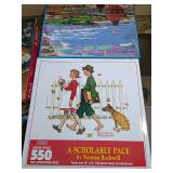 Norman Rockwell Puzzle Collection Set 2 Hometown 1000 piece puzzle 🧩1 Snoopy Christmas 500 pieces Unknown if full puzzles Norman Rockwell Puzzle Collection Set 2 Hometown 1000 piece puzzle 🧩1 Snoopy Christmas 500 pieces Unknown if full puzzles