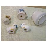 Decorative Salt & Pepper Set with Nebraska Mug Decorative Salt & Pepper Set with Nebraska Mug