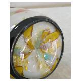 Hand-Painted Glass Character Bowl Hand-Painted Glass Character Bowl