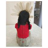 Native American Drummer Mechanical Toy by Alps Japan Native American Drummer Mechanical Toy by Alps Japan