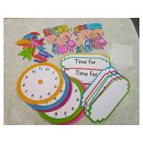O'Clock Time Teaching Bulletin Board Set O'Clock Time Teaching Bulletin Board Set
