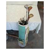 9 Mixed Golf Club Set with Deep Face Driver older clubs with older bag 9 Mixed Golf Club Set with Deep Face Driver older clubs with older bag