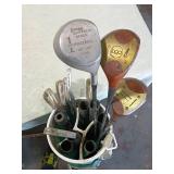 9 Mixed Golf Club Set with Deep Face Driver older clubs with older bag 9 Mixed Golf Club Set with Deep Face Driver older clubs with older bag