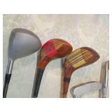 9 Mixed Golf Club Set with Deep Face Driver older clubs with older bag 9 Mixed Golf Club Set with Deep Face Driver older clubs with older bag