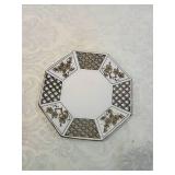 Japanese Geometric Floral Tea Cup and Saucer Set Japanese Geometric Floral Tea Cup and Saucer Set