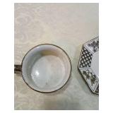 Japanese Geometric Floral Tea Cup and Saucer Set Japanese Geometric Floral Tea Cup and Saucer Set