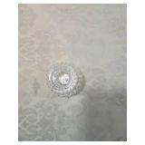 Crystal Glass Collection - Dove and Floral Votive Set Crystal Glass Collection - Dove and Floral Votive Set