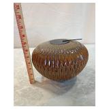 Textured Ceramic Globe Vase Textured Ceramic Globe Vase