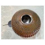 Textured Ceramic Globe Vase Textured Ceramic Globe Vase