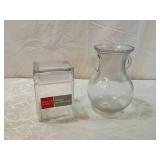 Wells Fargo Home Mortgage Promotional Glass Vase Set Wells Fargo Home Mortgage Promotional Glass Vase Set