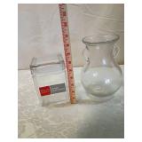 Wells Fargo Home Mortgage Promotional Glass Vase Set Wells Fargo Home Mortgage Promotional Glass Vase Set