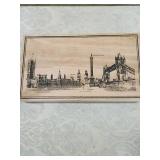 London Landmarks Wooden Storage Box London Landmarks Wooden Storage Box