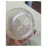 Glass Storage Set with Chrome Lid Glass Storage Set with Chrome Lid