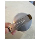 Glass Storage Set with Chrome Lid Glass Storage Set with Chrome Lid