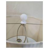 White Ceramic Floral Table Lamp White Ceramic Floral Table Lamp