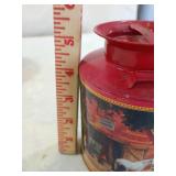 New Design Country Scene Cookie Tin New Design Country Scene Cookie Tin